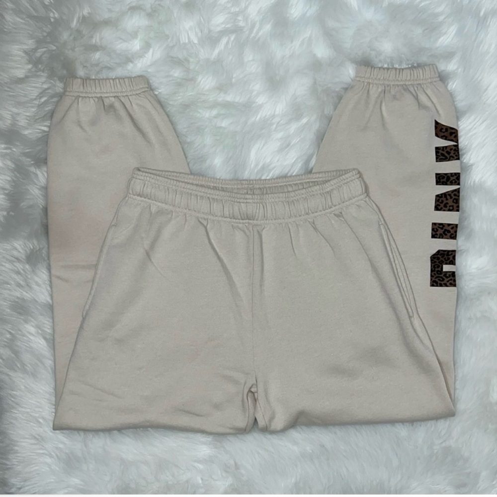 PINK Victoria's Secret Leopard Print Campus Sweatpants - Picture 3 of 10